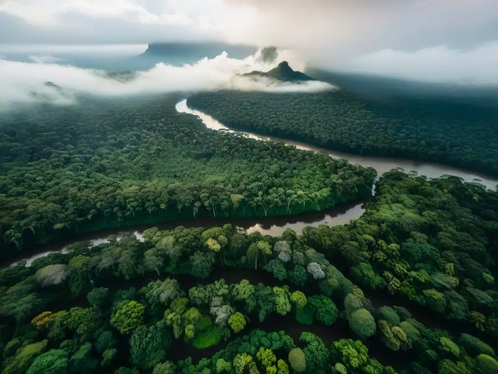 Vibrante armonía entre hombre y selva en la exuberante Amazonía