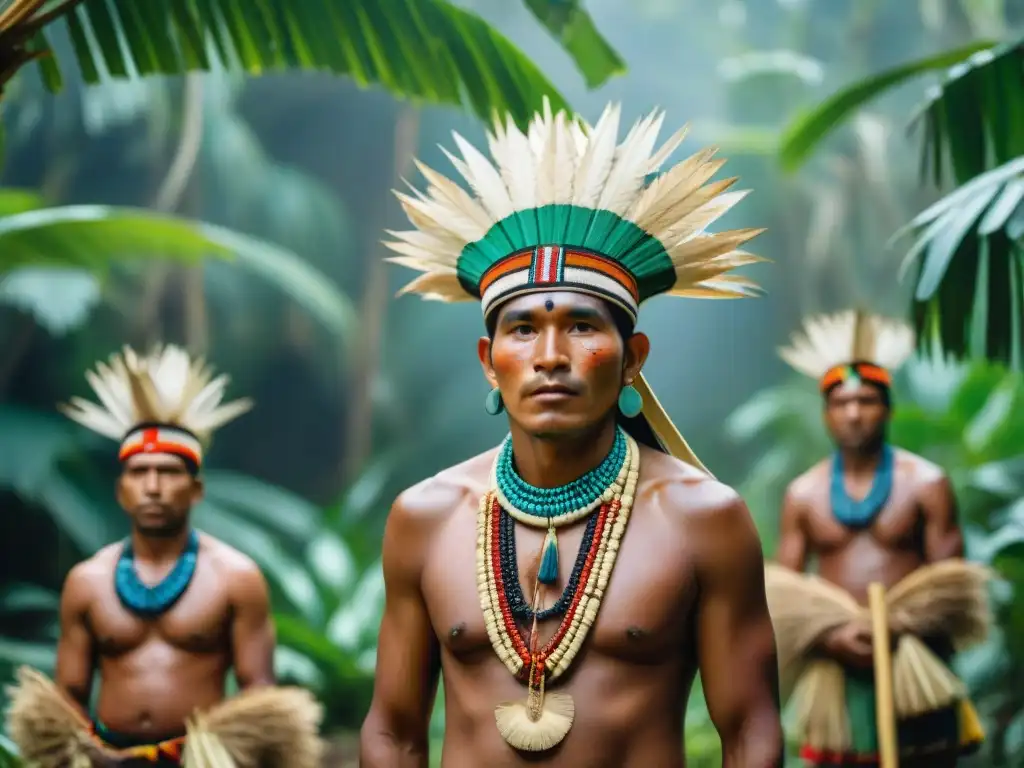 Una vibrante ceremonia indígena en la selva resalta la importancia cultural de la yuca