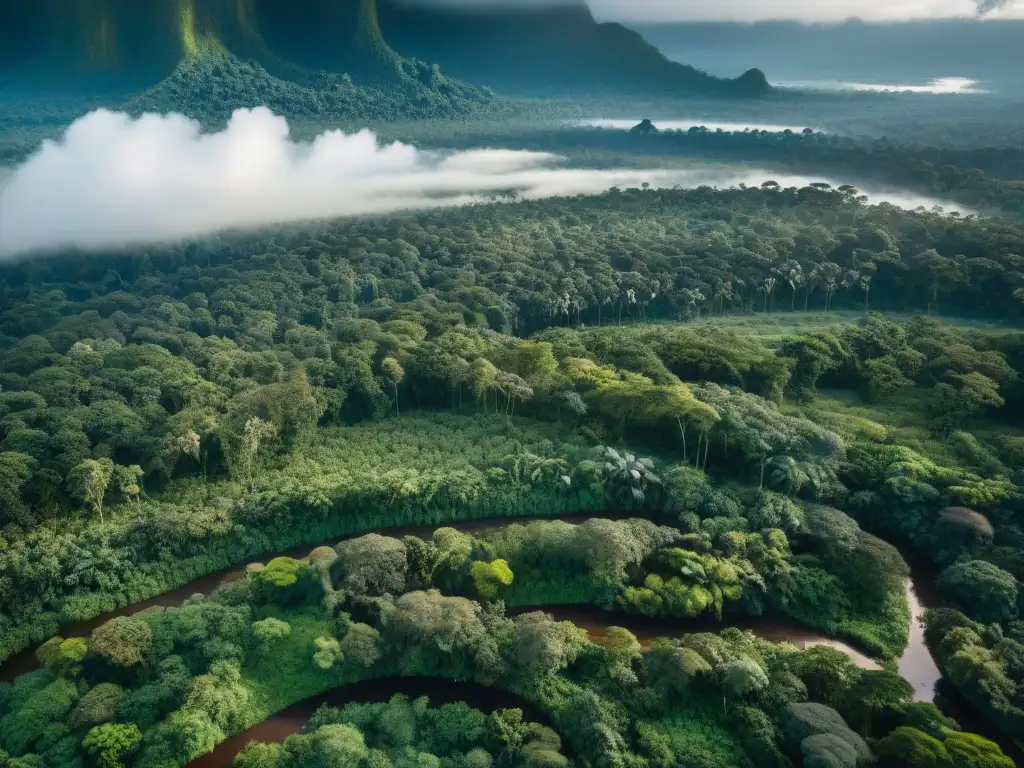 Vibrante comunidad indígena convive en armonía con la exuberante selva amazónica