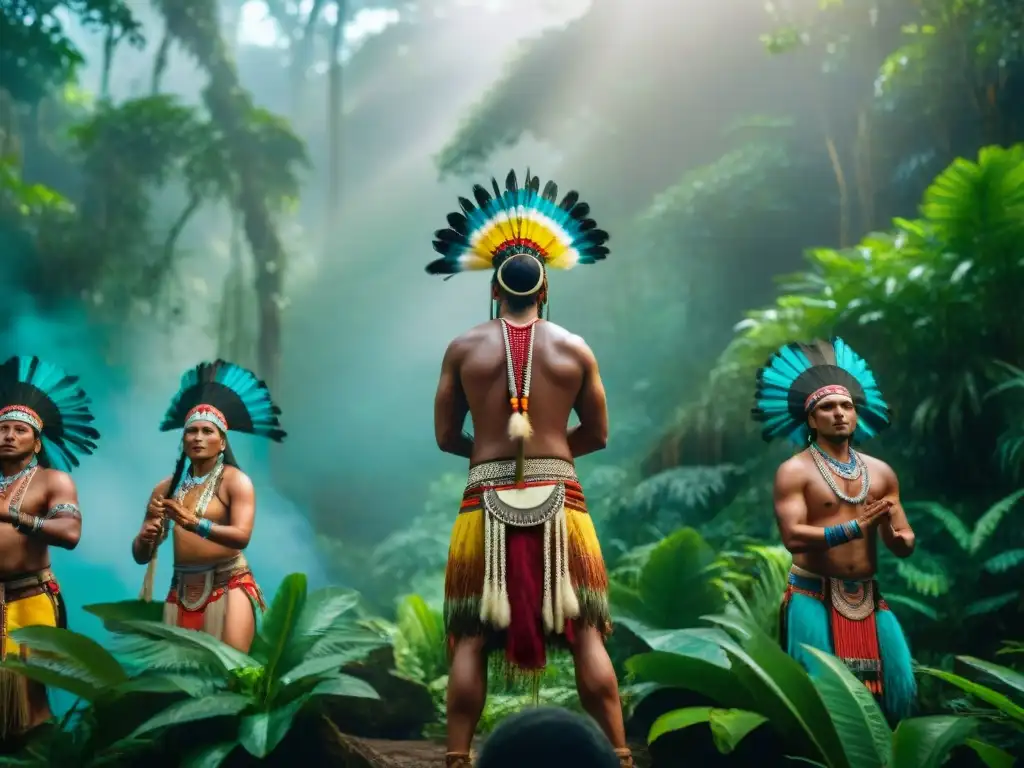 Vibrante expresión espiritual indígena contemporánea en la selva