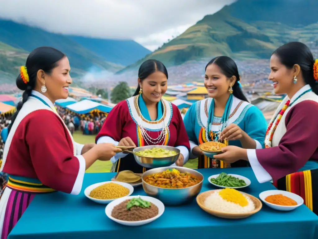 Vibrante fiesta del Yamor en Otavalo, Ecuador, con festivales gastronómicos indígenas América