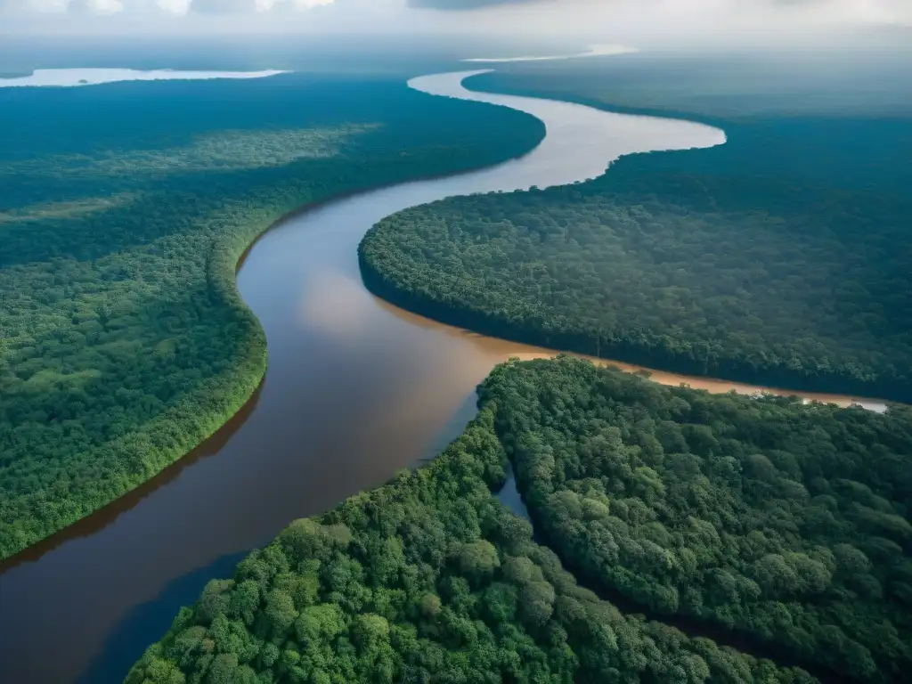 Amazonía: Impacto del controversial embalse Belo Monte Vista aérea del impacto ambiental del proyecto Belo Monte en la Amazonía, mostrando la imponente represa y el río Xingu